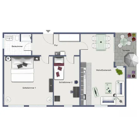 Apartmenthaus Bull 2 Apartment